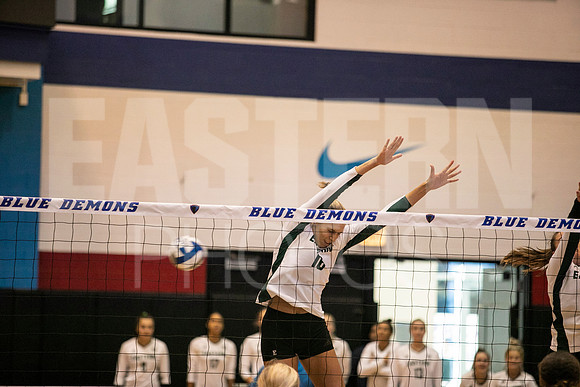 Eastern Michigan University Volleyball compete at the DePaul Invitational vs St Louis University. August 9, 2022