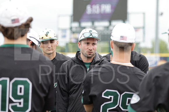 The Eastern Michigan University baseball team compete in the first game of the 2025 MAC Baseball Tournament in Avon, OH on May 21, 2025,  (Photo by:Walt Middleton Photography)