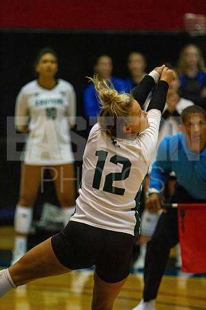 Eastern Michigan University Volleyball compete at the DePaul Invitational vs St Louis University. August 9, 2022