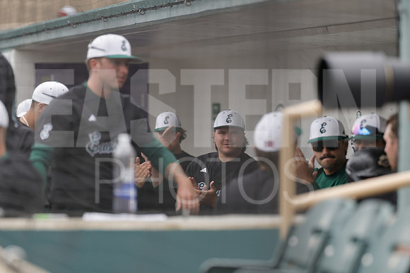 The Eastern Michigan University baseball team compete in the first game of the 2025 MAC Baseball Tournament in Avon, OH on May 21, 2025,  (Photo by:Walt Middleton Photography)