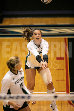 Eastern Michigan University Volleyball compete at the DePaul Invitational vs St Louis University. August 9, 2022