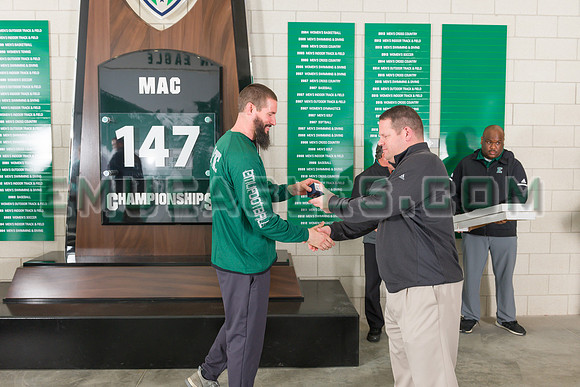 2019 EMU Men's Golf Championship Ring Ceremony