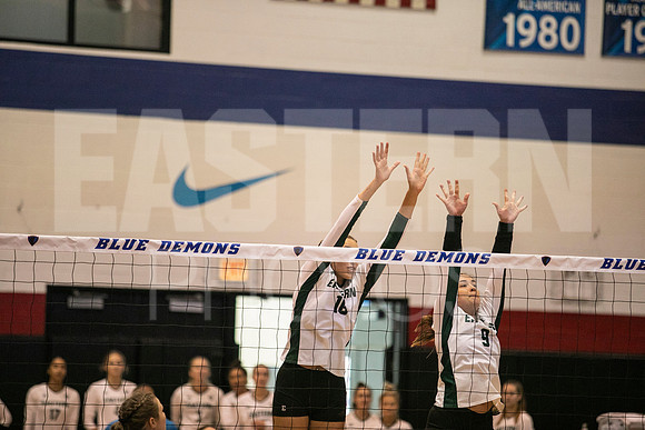Eastern Michigan University Volleyball compete at the DePaul Invitational vs St Louis University. August 9, 2022