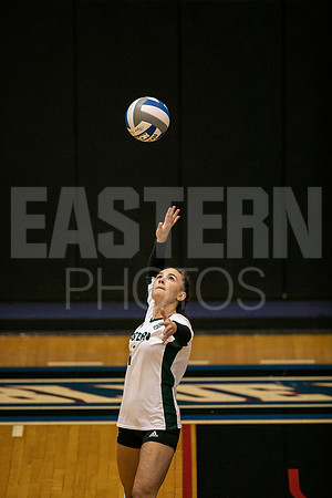 Eastern Michigan University Volleyball compete at the DePaul Invitational vs St Louis University. August 9, 2022