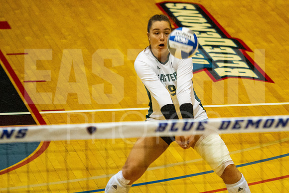 Eastern Michigan University Volleyball compete at the DePaul Invitational vs St Louis University. August 9, 2022