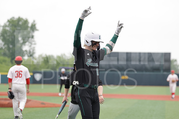 The Eastern Michigan University baseball team compete in the first game of the 2025 MAC Baseball Tournament in Avon, OH on May 21, 2025,  (Photo by:Walt Middleton Photography)