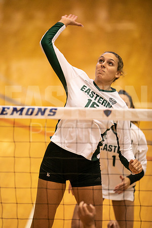 Eastern Michigan University Volleyball compete at the DePaul Invitational vs St Louis University. August 9, 2022