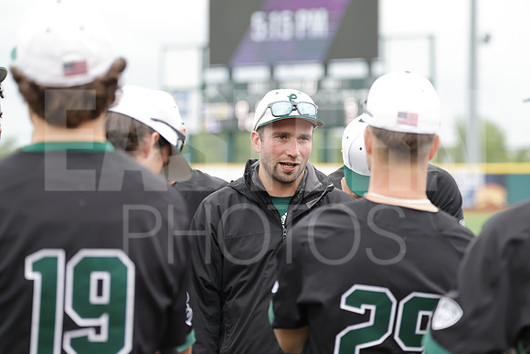 The Eastern Michigan University baseball team compete in the first game of the 2025 MAC Baseball Tournament in Avon, OH on May 21, 2025,  (Photo by:Walt Middleton Photography)