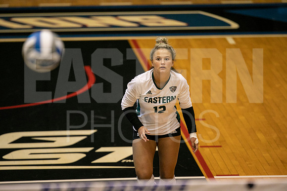 Eastern Michigan University Volleyball compete at the DePaul Invitational vs St Louis University. August 9, 2022