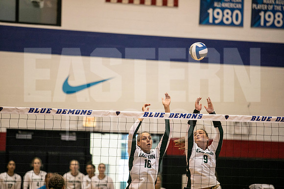 Eastern Michigan University Volleyball compete at the DePaul Invitational vs St Louis University. August 9, 2022