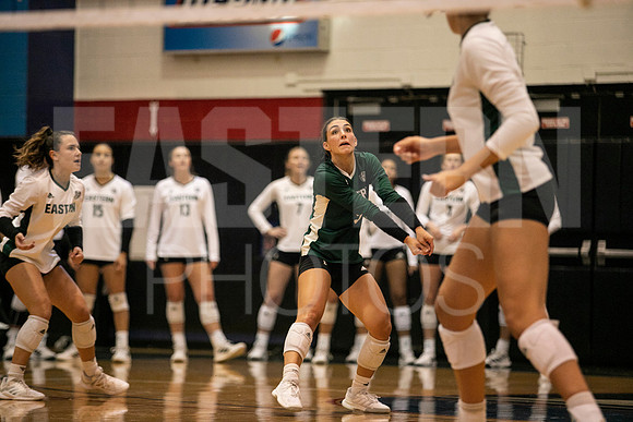 Eastern Michigan University Volleyball compete at the DePaul Invitational vs St Louis University. August 9, 2022