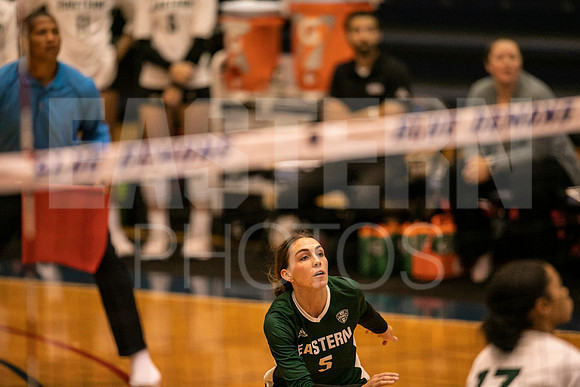 Eastern Michigan University Volleyball compete at the DePaul Invitational vs St Louis University. August 9, 2022