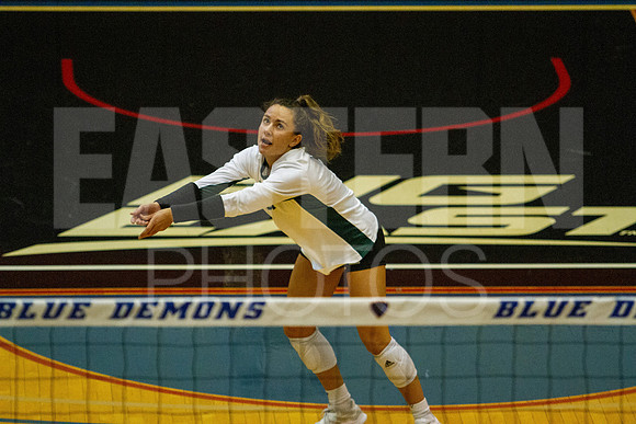 Eastern Michigan University Volleyball compete at the DePaul Invitational vs St Louis University. August 9, 2022