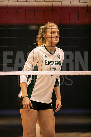 Eastern Michigan University Volleyball compete at the DePaul Invitational vs St Louis University. August 9, 2022