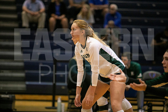Eastern Michigan University Volleyball compete at the DePaul Invitational vs St Louis University. August 9, 2022