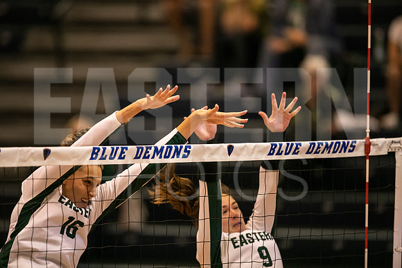 Eastern Michigan University Volleyball compete at the DePaul Invitational vs St Louis University. August 9, 2022