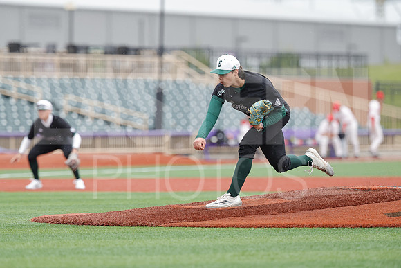 The Eastern Michigan University baseball team compete in the first game of the 2025 MAC Baseball Tournament in Avon, OH on May 21, 2025,  (Photo by:Walt Middleton Photography)