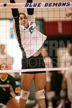 Eastern Michigan University Volleyball compete at the DePaul Invitational vs St Louis University. August 9, 2022
