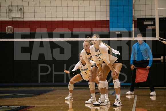 Eastern Michigan University Volleyball compete at the DePaul Invitational vs St Louis University. August 9, 2022
