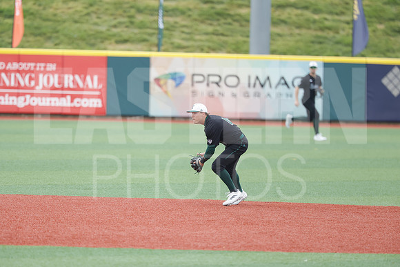 The Eastern Michigan University baseball team compete in the first game of the 2025 MAC Baseball Tournament in Avon, OH on May 21, 2025,  (Photo by:Walt Middleton Photography)