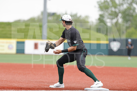The Eastern Michigan University baseball team compete in the first game of the 2025 MAC Baseball Tournament in Avon, OH on May 21, 2025,  (Photo by:Walt Middleton Photography)