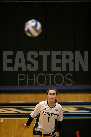 Eastern Michigan University Volleyball compete at the DePaul Invitational vs St Louis University. August 9, 2022