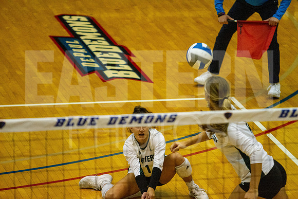 Eastern Michigan University Volleyball compete at the DePaul Invitational vs St Louis University. August 9, 2022