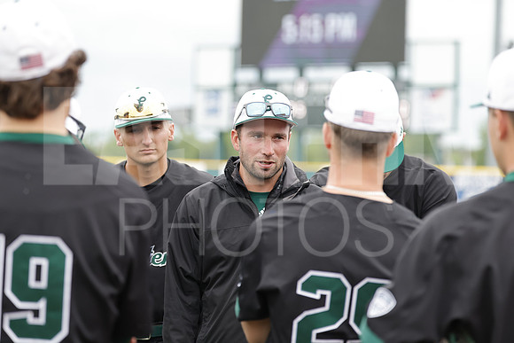 The Eastern Michigan University baseball team compete in the first game of the 2025 MAC Baseball Tournament in Avon, OH on May 21, 2025,  (Photo by:Walt Middleton Photography)