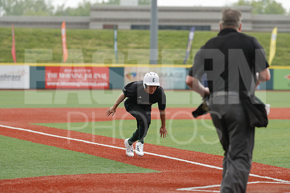 The Eastern Michigan University baseball team compete in the first game of the 2025 MAC Baseball Tournament in Avon, OH on May 21, 2025,  (Photo by:Walt Middleton Photography)