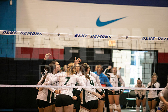 Eastern Michigan University Volleyball compete at the DePaul Invitational vs St Louis University. August 9, 2022