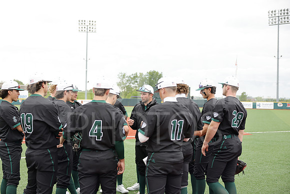 The Eastern Michigan University baseball team compete in the first game of the 2025 MAC Baseball Tournament in Avon, OH on May 21, 2025,  (Photo by:Walt Middleton Photography)