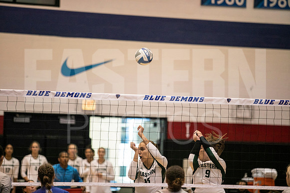 Eastern Michigan University Volleyball compete at the DePaul Invitational vs St Louis University. August 9, 2022