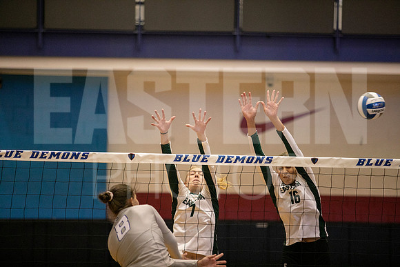 Eastern Michigan University Volleyball compete at the DePaul Invitational vs St Louis University. August 9, 2022