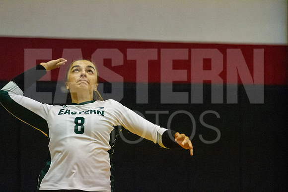 Eastern Michigan University Volleyball compete at the DePaul Invitational vs St Louis University. August 9, 2022