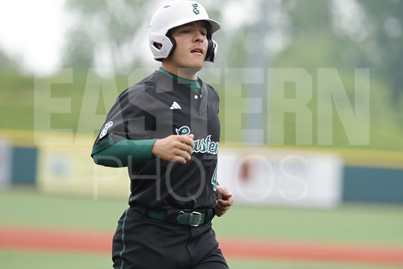 The Eastern Michigan University baseball team compete in the first game of the 2025 MAC Baseball Tournament in Avon, OH on May 21, 2025,  (Photo by:Walt Middleton Photography)