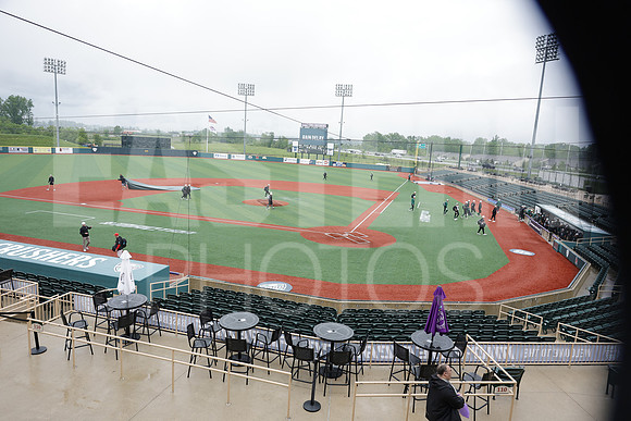 The Eastern Michigan University baseball team compete in the first game of the 2025 MAC Baseball Tournament in Avon, OH on May 21, 2025,  (Photo by:Walt Middleton Photography)