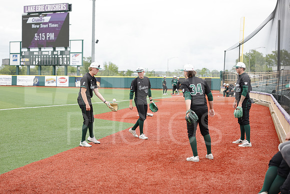 The Eastern Michigan University baseball team compete in the first game of the 2025 MAC Baseball Tournament in Avon, OH on May 21, 2025,  (Photo by:Walt Middleton Photography)