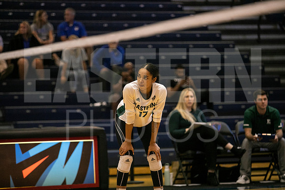 Eastern Michigan University Volleyball compete at the DePaul Invitational vs St Louis University. August 9, 2022