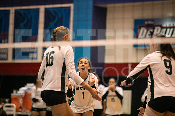 Eastern Michigan University Volleyball compete at the DePaul Invitational vs St Louis University. August 9, 2022