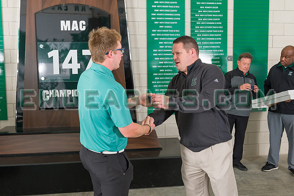 2019 EMU Men's Golf Championship Ring Ceremony