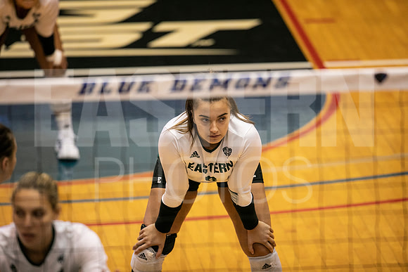 Eastern Michigan University Volleyball compete at the DePaul Invitational vs St Louis University. August 9, 2022