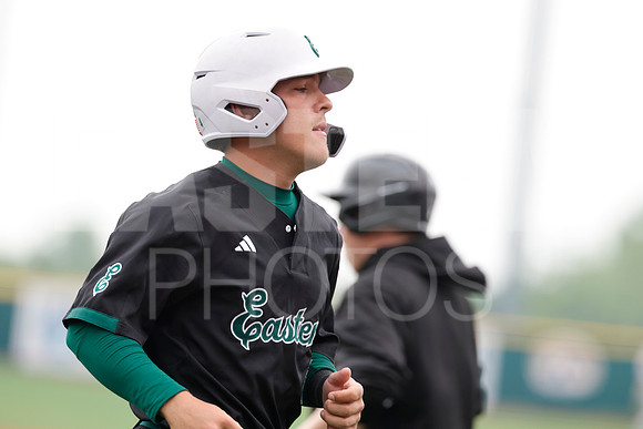The Eastern Michigan University baseball team compete in the first game of the 2025 MAC Baseball Tournament in Avon, OH on May 21, 2025,  (Photo by:Walt Middleton Photography)