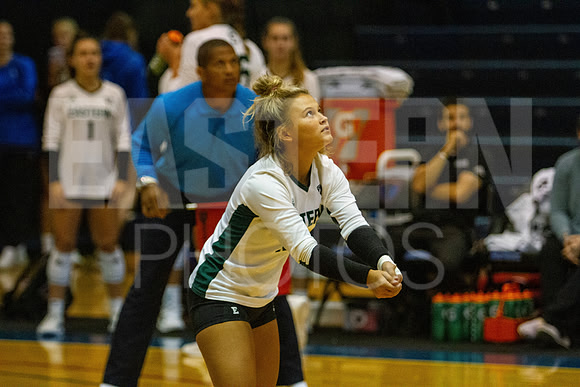 Eastern Michigan University Volleyball compete at the DePaul Invitational vs St Louis University. August 9, 2022