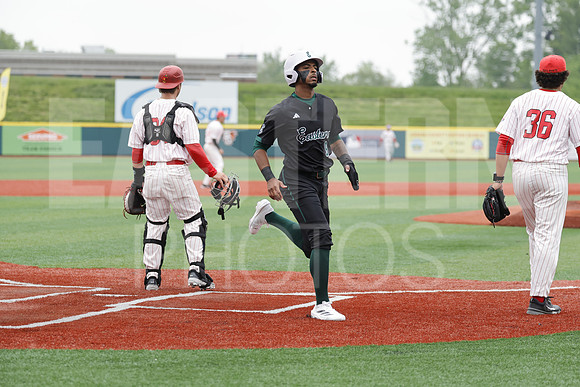 The Eastern Michigan University baseball team compete in the first game of the 2025 MAC Baseball Tournament in Avon, OH on May 21, 2025,  (Photo by:Walt Middleton Photography)