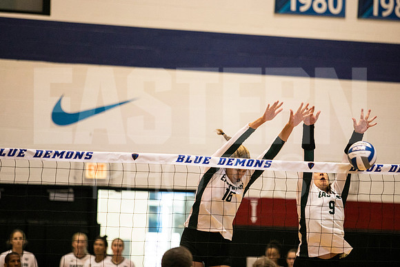 Eastern Michigan University Volleyball compete at the DePaul Invitational vs St Louis University. August 9, 2022