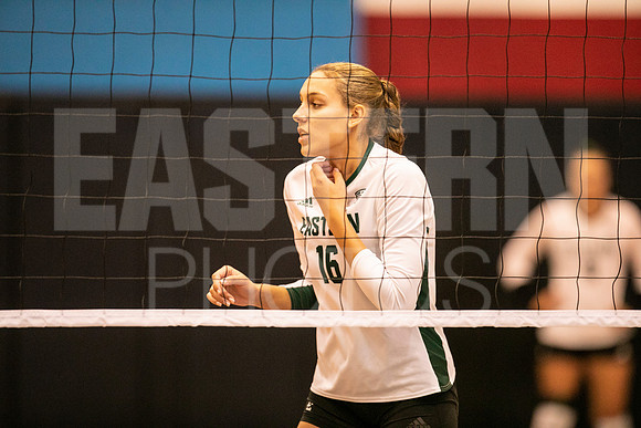 Eastern Michigan University Volleyball compete at the DePaul Invitational vs St Louis University. August 9, 2022