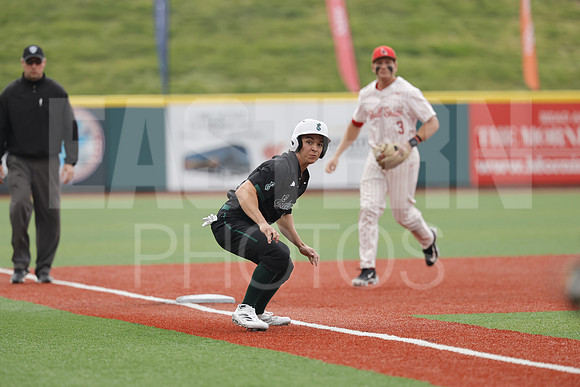 The Eastern Michigan University baseball team compete in the first game of the 2025 MAC Baseball Tournament in Avon, OH on May 21, 2025,  (Photo by:Walt Middleton Photography)