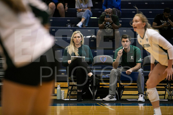 Eastern Michigan University Volleyball compete at the DePaul Invitational vs St Louis University. August 9, 2022