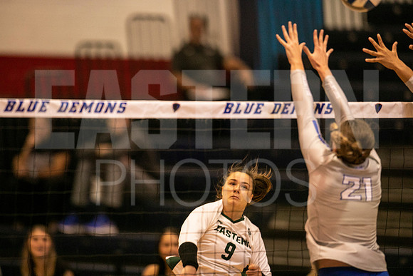 Eastern Michigan University Volleyball compete at the DePaul Invitational vs St Louis University. August 9, 2022