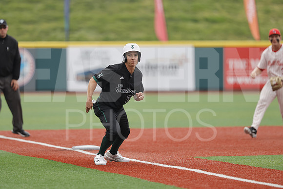 The Eastern Michigan University baseball team compete in the first game of the 2025 MAC Baseball Tournament in Avon, OH on May 21, 2025,  (Photo by:Walt Middleton Photography)